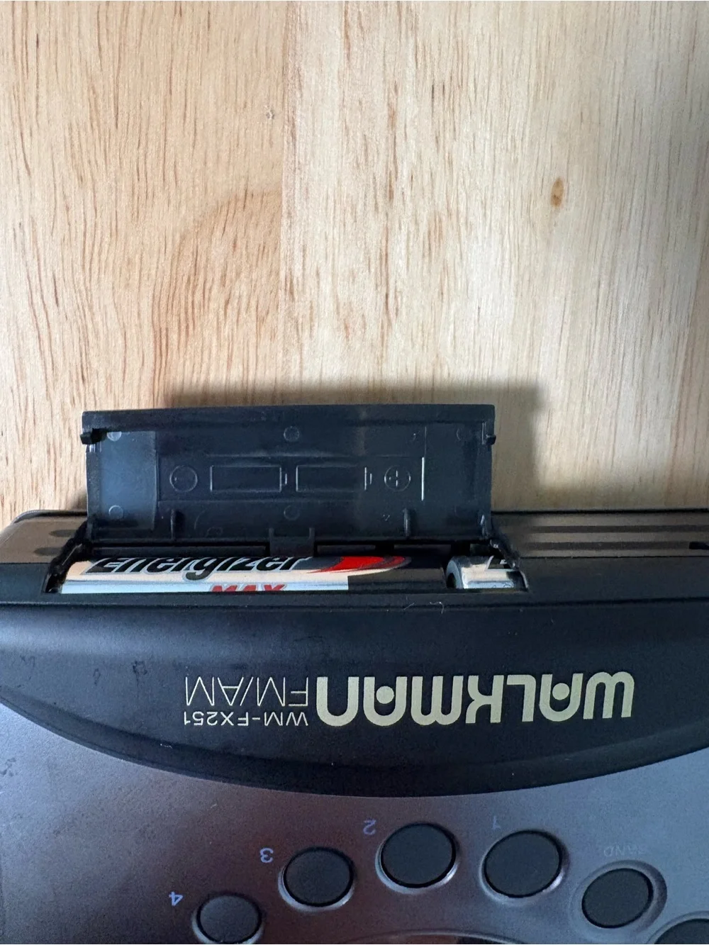 Sony Walkman Portable FM/AM Cassette Player in Dark Gray and Black